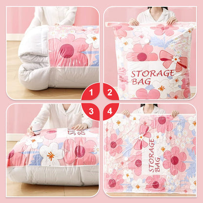 📦 50% DE RÉDUCTION ! 🚀 Sacs de Rangement Sous Vide - Économise 80% d'Espace, Imperméables et Réutilisables pour Voyage/Maison ✨🧳