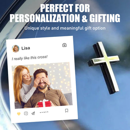 💥 ACHETEZ 1 OBJET, OBTENEZ-EN 1 GRATUIT ! 🚗✝️ Autocollants Badge Croix Métal Jésus Christ – Couvre-rayures Auto Adhésif 3D 🌟 📢📢 Vente Flash ⚡ : Se termine dans 3 heures ! ⏰⏰