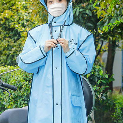 Imperméable à capuche réutilisable avec masque pour adultes✨