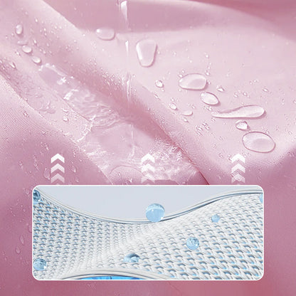 Imperméable à capuche réutilisable avec masque pour adultes✨
