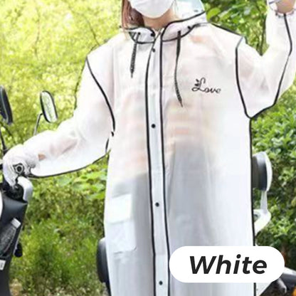 Imperméable à capuche réutilisable avec masque pour adultes✨
