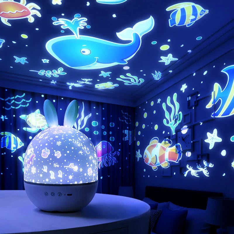 Projecteur LED Nuit Amusant pour Enfants