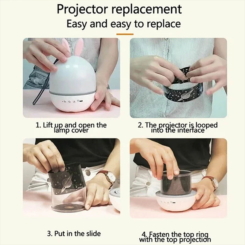 Projecteur LED Nuit Amusant pour Enfants