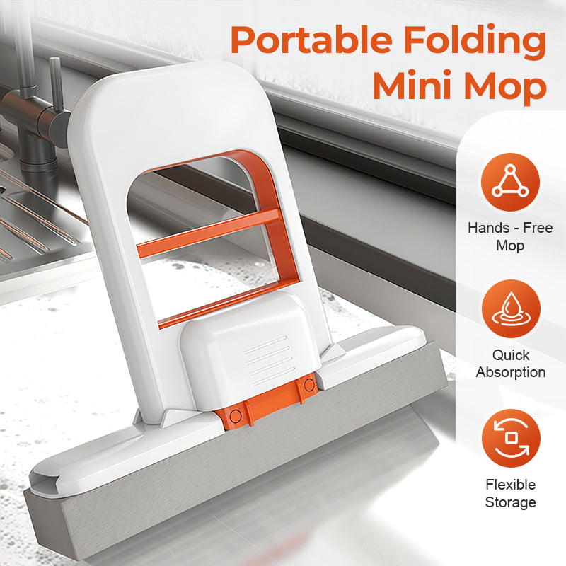 🔥VENTE FLASH -50%🔥 Mini Serpillière Autonettoyante Portable 🧹🌿