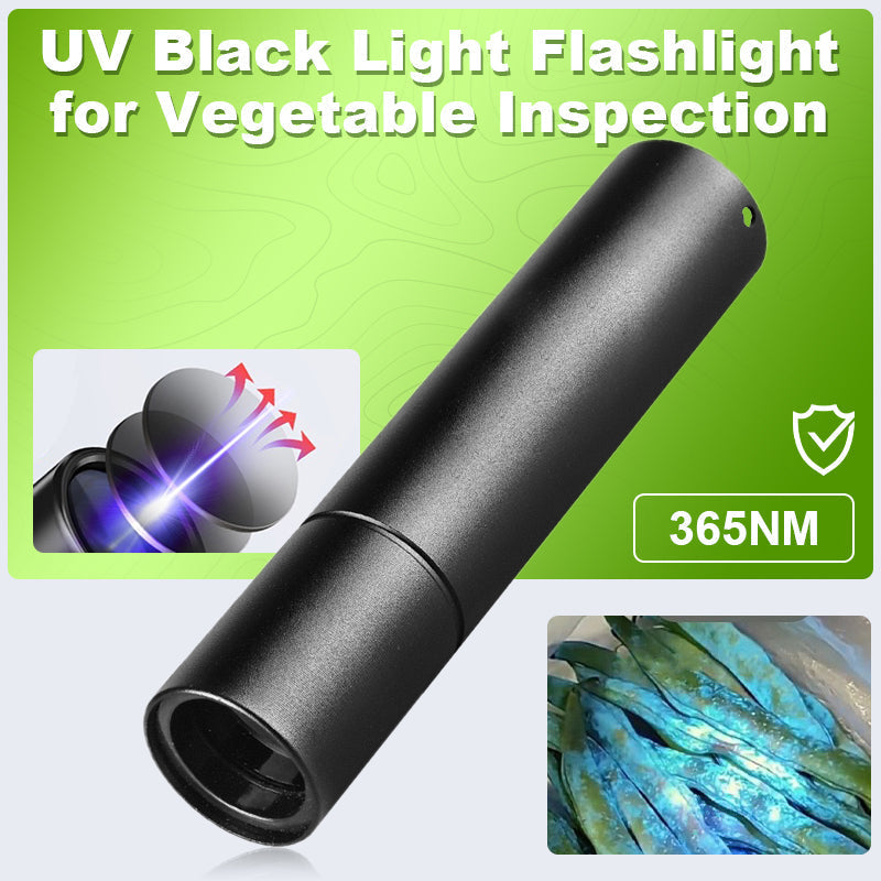 🌟 Achetez 2, obtenez 1 gratuit ! 🔦🌿 Lampe UV à lumière noire pour inspection des légumes