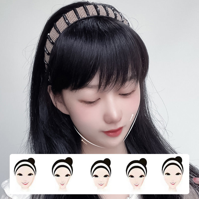 🎁50% OFF💥Frange de cheveux artificiels avec bandeau