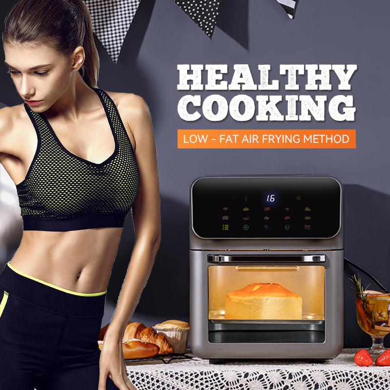 🔥60% de réduction - SOLDES🍳🍗Friteuse à air chaud multifonction avec écran tactile | Livraison gratuite✈️