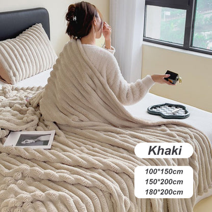 🛏️ 60% DE RÉDUCTION ! ❄️ Jeté Super Doux Luxueux - Chaleur Légère et Confort Ultime pour Canapé ou Lit, Lavable en Machine 🏠📦