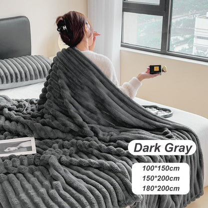 🛏️ 60% DE RÉDUCTION ! ❄️ Jeté Super Doux Luxueux - Chaleur Légère et Confort Ultime pour Canapé ou Lit, Lavable en Machine 🏠📦
