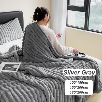 🛏️ 60% DE RÉDUCTION ! ❄️ Jeté Super Doux Luxueux - Chaleur Légère et Confort Ultime pour Canapé ou Lit, Lavable en Machine 🏠📦