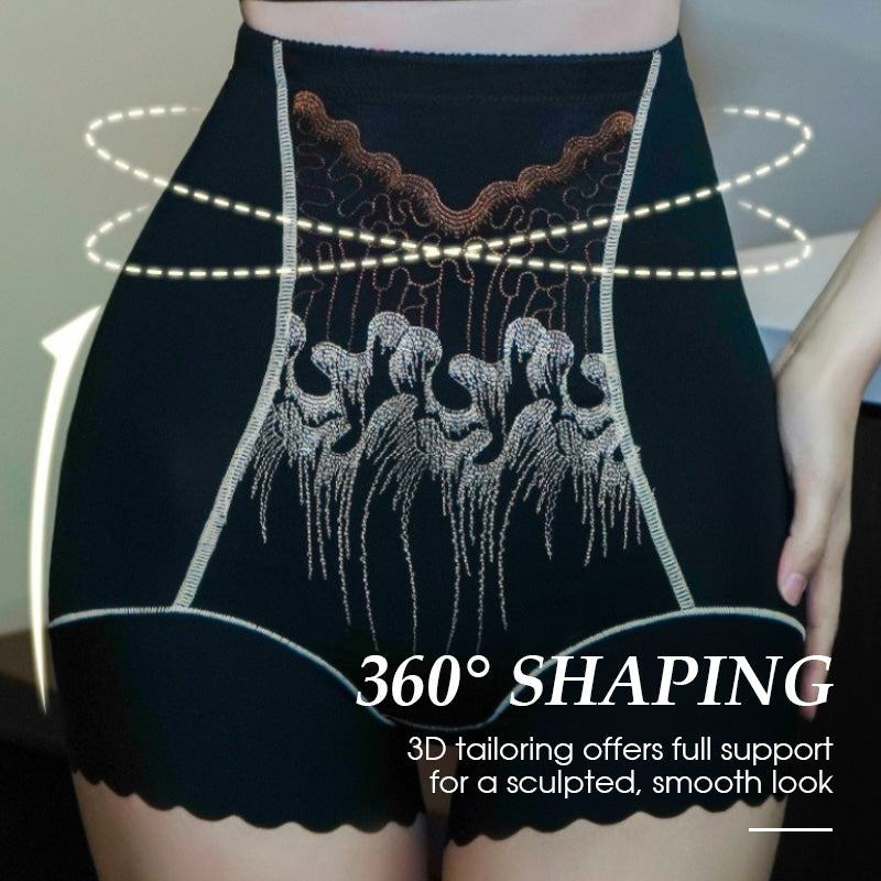 Culotte Gainante Femme Haute Taille avec Contrôle du Ventre