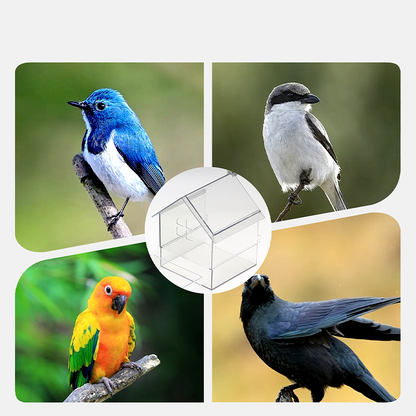 🦜Mangeoire externe coulissante pour perroquets🐦