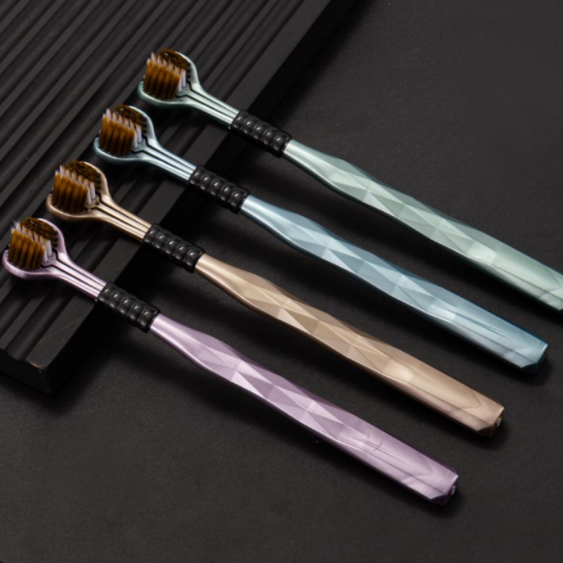 Brosse à Dents Multi-angle à Trois Tête