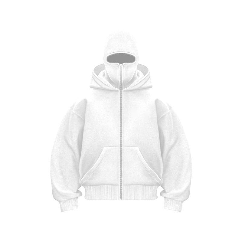 🎁 Vente chaude 50% de réduction 🔥 Sweat à capuche zippé Ninja pour hommes et femmes - Protection complète