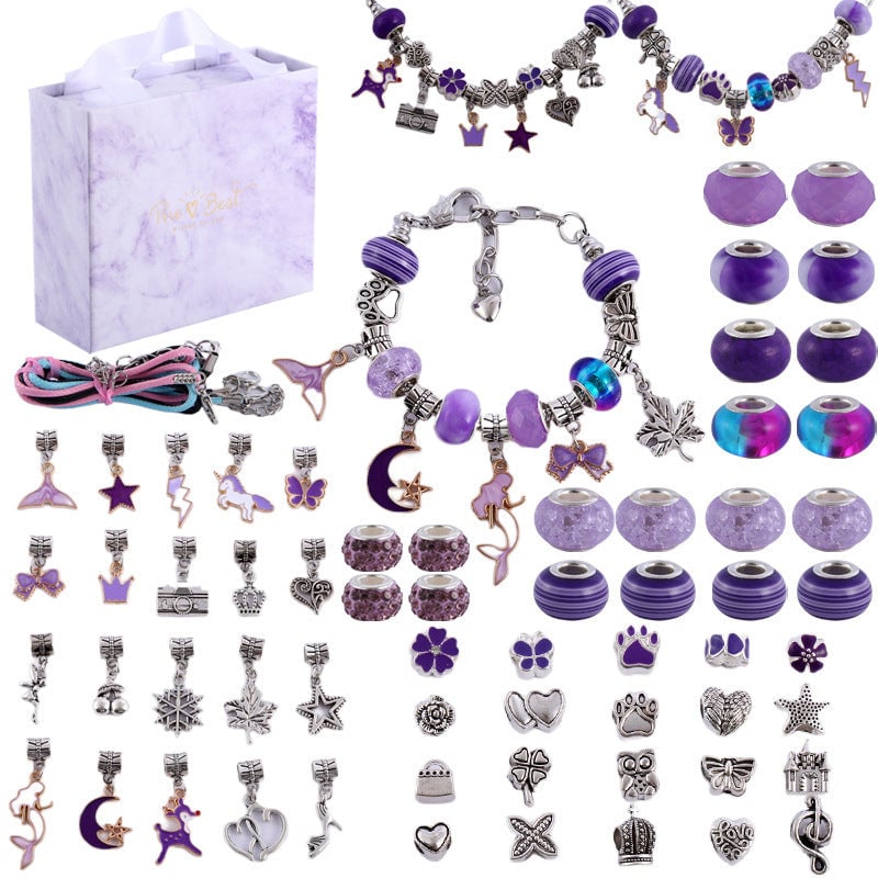 🎄 Vente de Noël anticipée -50% 🎁 Kit de fabrication de bracelets charmants