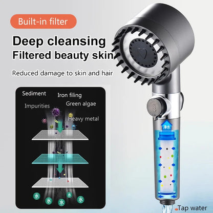 🚿 Ensemble de Pommeau de Douche Multifonction Haute Pression | Achetez 2 - Obtenez 1 Gratuit 🚀