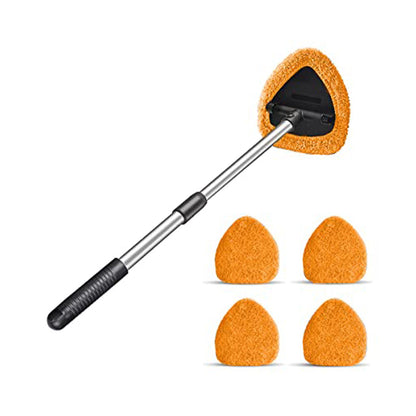 Kit d’Outil de Nettoyage pour Pare-Brise de Voiture – Extensible & Rotatif à 180°