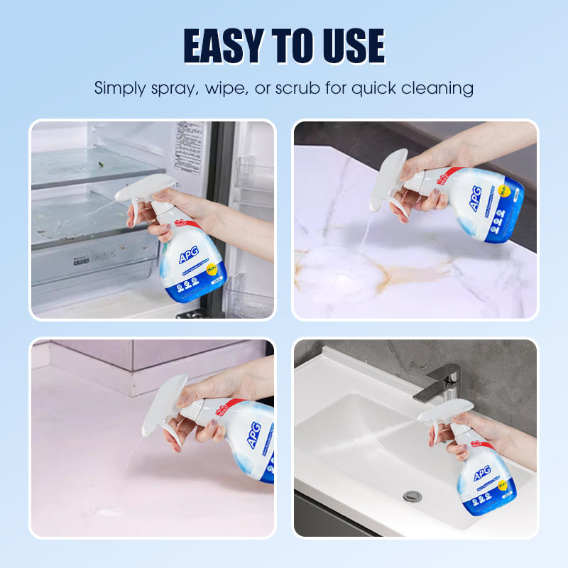 🧼 ACHETEZ 2 - RECEVEZ 1 GRATUIT ! ✨ Spray Nettoyant Tout-en-Un - Élimine les Taches de Graisse et de Moisissure sans Frotter, Sans Rinçage 🏠📦