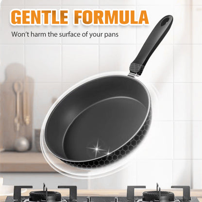 🍳 ACHETEZ 2 - RECEVEZ 1 GRATUIT ! 🔥 Pâte Dissolvante Résidus Brûlés - Nettoyage Profond pour Casseroles/Plats sans Rayurer, Élimine Graisse et Carbonisation en 5 Min 🧽✨