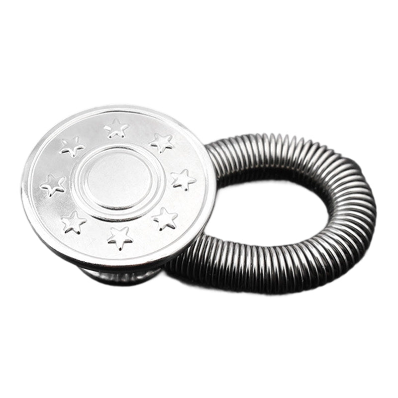 🔝 Bouton d'extension de taille à ressort métallique pour jeans 🔩👖