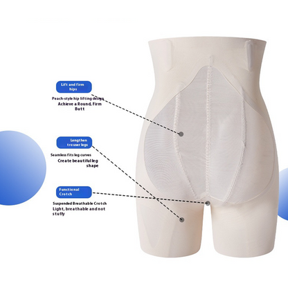 Short sculptant taille haute rehaussant les fesses