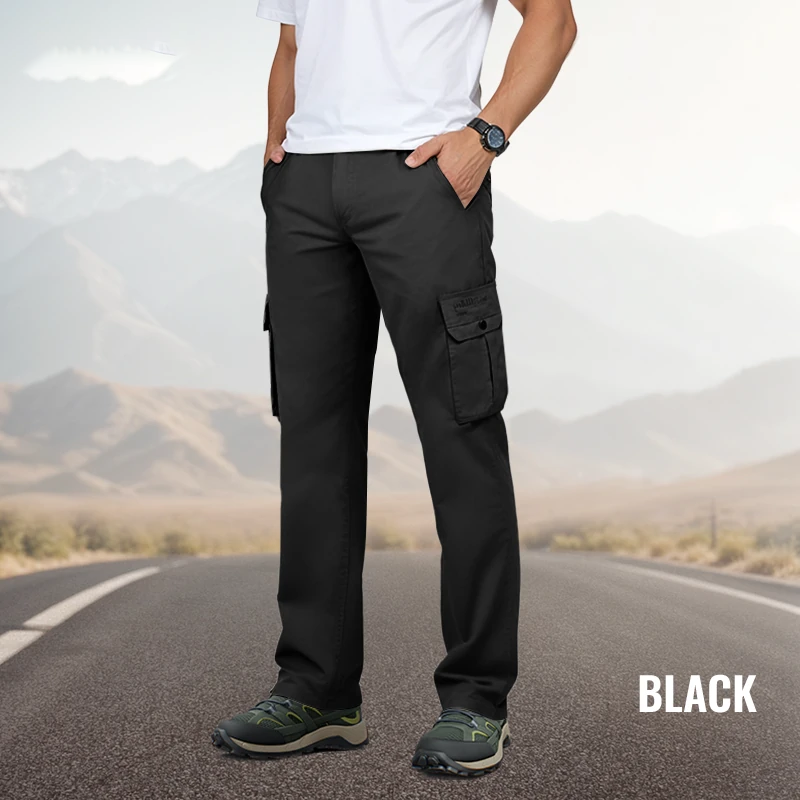 👖 50% OFF MAINTENANT ! 🏃 Pantalon Cargo Multi-Poches Homme - Tissu Respirant et Coupe Moderne pour Outdoor ou Urbain 🏙️📦