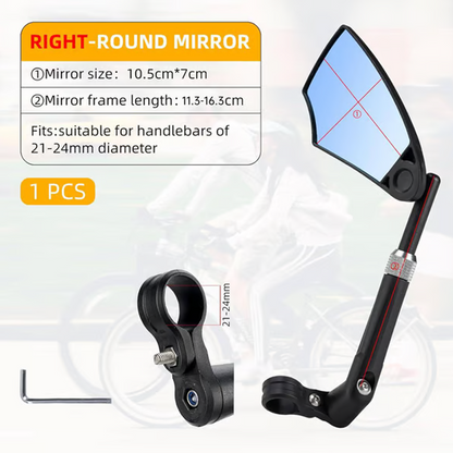 🔥50% DE RÉDUCTION – Rétroviseur de vélo réglable à 360°, 💪 pour guidon – ⏳ La vente se termine lorsque les stocks sont épuisés.