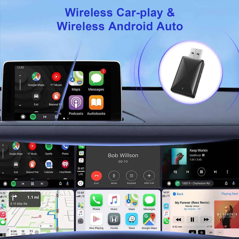 🚗Adaptateur CarPlay sans fil avec port USB💪