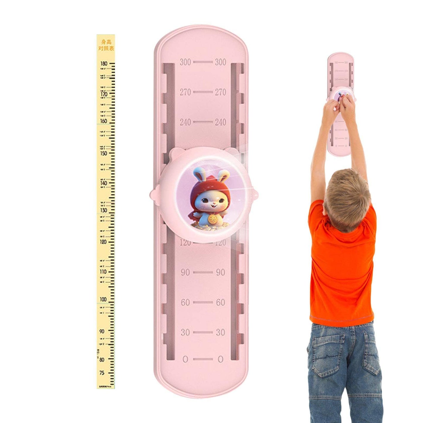 Jouets de Croissance Enfant - Trainer de Saut Murale avec Autocollants de Mesure (10 Niveaux)