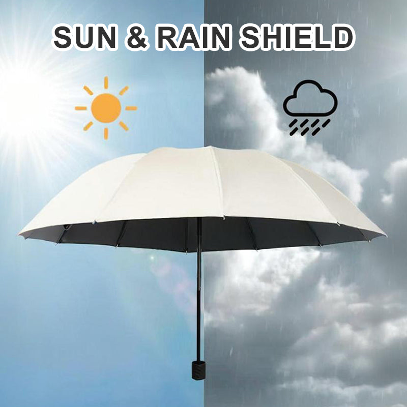 ☔ Parapluie Grand Format 12 Baleines Pliable et Anti-Vent - Protection Ultime !📢📢1 dernières heures : Grande vente⏰⏰