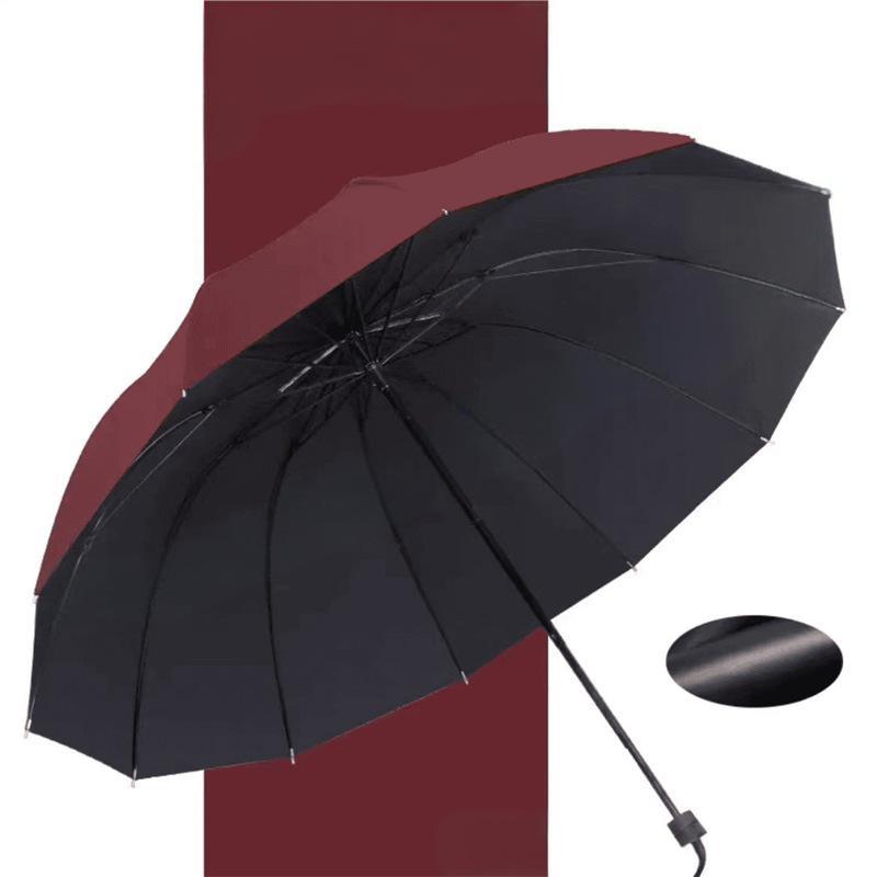 ☔ Parapluie Grand Format 12 Baleines Pliable et Anti-Vent - Protection Ultime !📢📢1 dernières heures : Grande vente⏰⏰