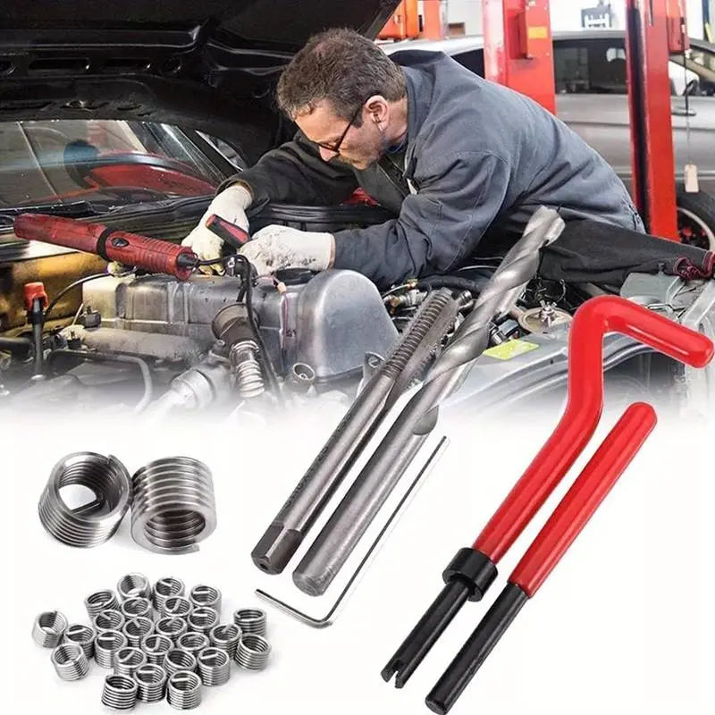 Kit de Réparation de Filets avec Forets en Acier Rapide (HSS)