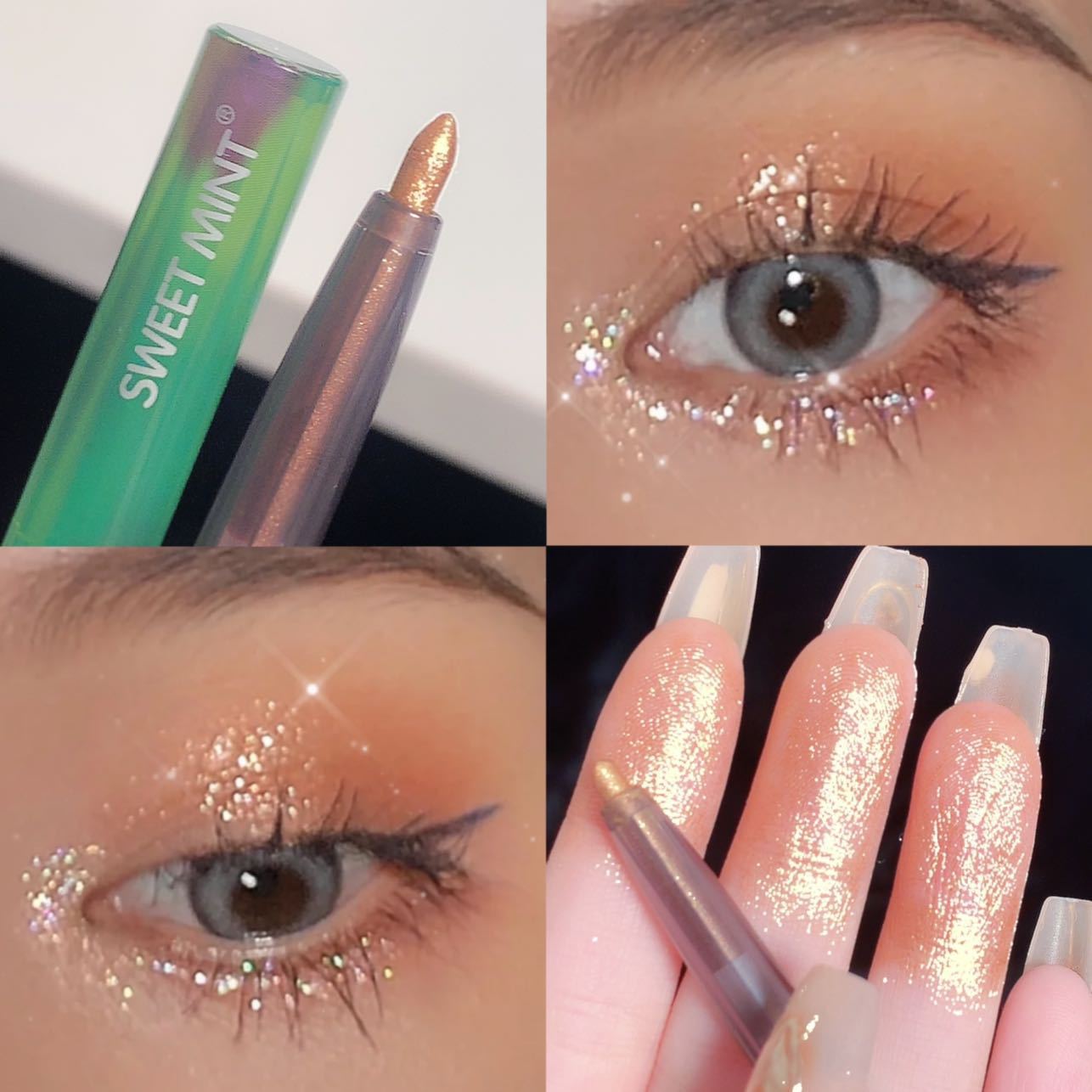 ⏳Spécial à durée limitée⏰Eyeliner Crayon Diamant Brillant✏️