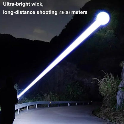 📢📢50 % de réduction – Lampe de Poche Zoomable à 7500 Lumens 🔦🏔️ Étanche IPX7, Rechargeable USB-C & Fonction Power Bank !