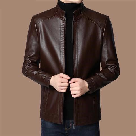Blouson en Cuir Homme avec Doublure Polaire Chaude - Un Cadeau Parfait pour Lui !