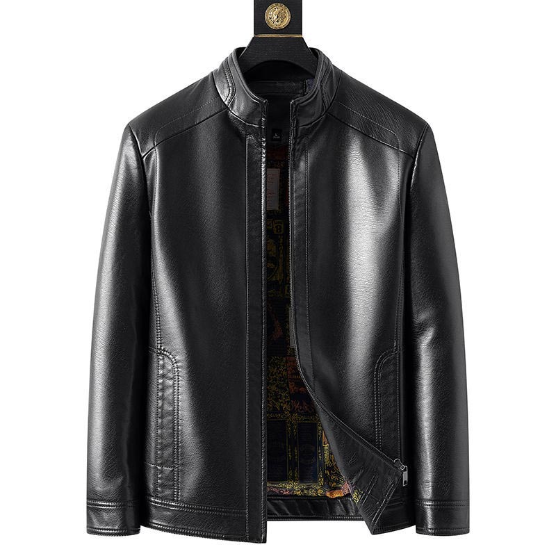 Blouson en Cuir Homme avec Doublure Polaire Chaude - Un Cadeau Parfait pour Lui !