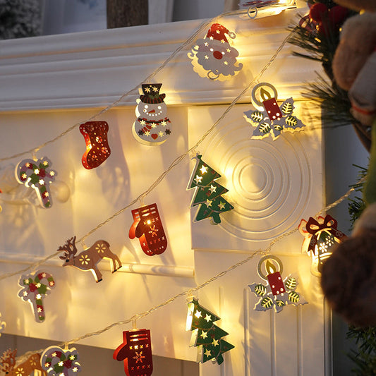 🎅Soldes de Noël : 50 % de réduction sur les guirlandes lumineuses LED Père Noël