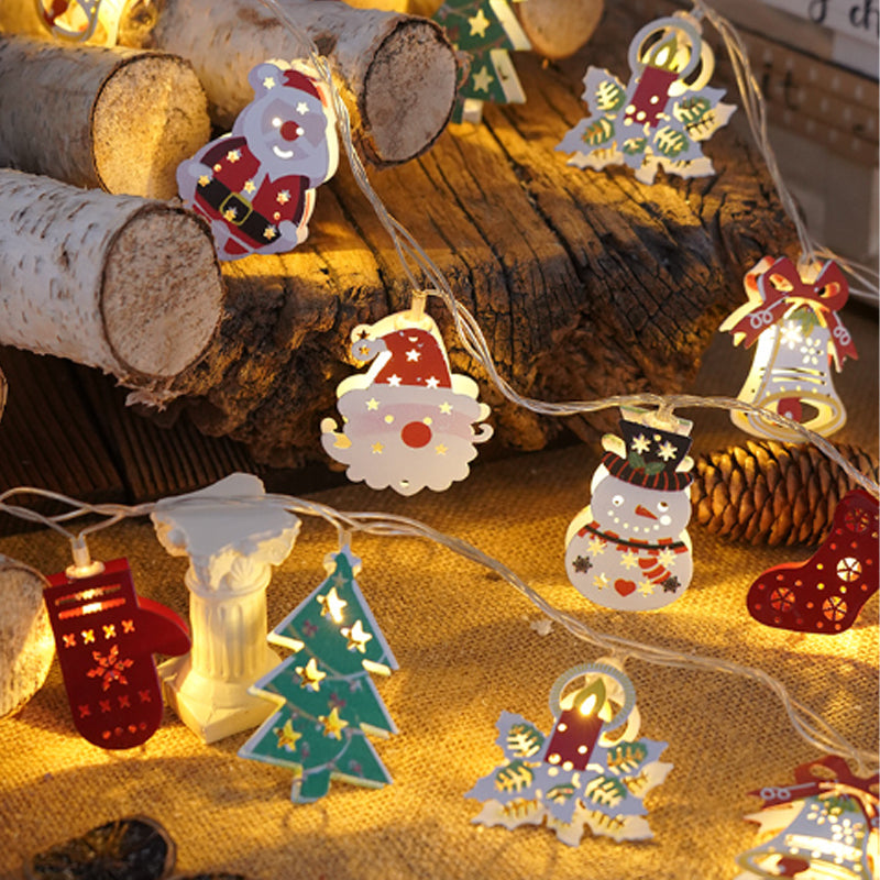 🎅Soldes de Noël : 50 % de réduction sur les guirlandes lumineuses LED Père Noël