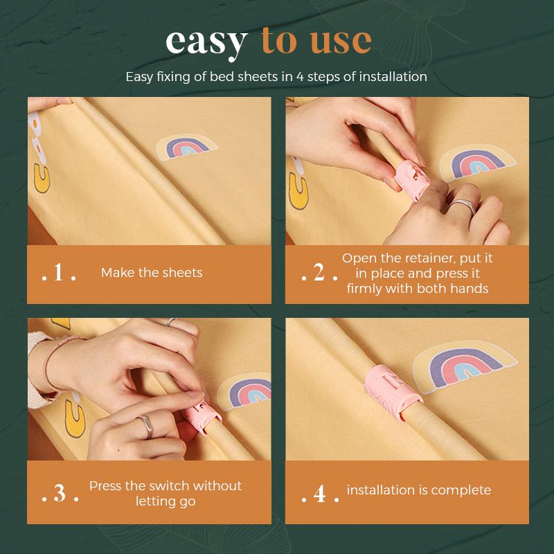 💥 Nouvelle feuille de lit Clip pliant serré📢📢3 dernières heures : Grande vente⏰⏰