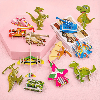 📢📢60% DE RÉDUCTION !!! ✨Puzzle 3D éducatif de dessins animés