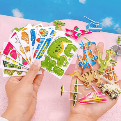 📢📢60% DE RÉDUCTION !!! ✨Puzzle 3D éducatif de dessins animés