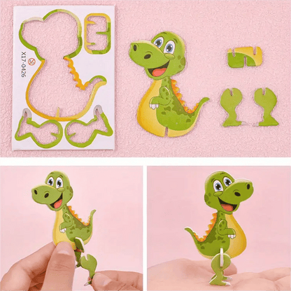📢📢60% DE RÉDUCTION !!! ✨Puzzle 3D éducatif de dessins animés