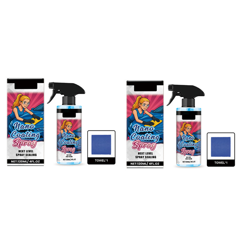 ✨Spray de polissage efficace pour voiture avec chiffon🚗