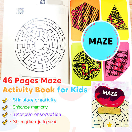 📚 Livre d'Activités de Labyrinthes pour Enfants - 46 Pages
