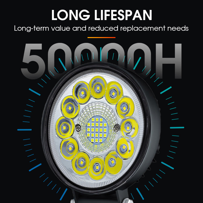 📢Dernier jour de soldes⏰🔦 Projecteur LED 4 Pouces 99W pour Off-Road📍999 perles LED📍