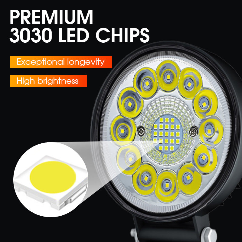 📢Dernier jour de soldes⏰🔦 Projecteur LED 4 Pouces 99W pour Off-Road📍999 perles LED📍