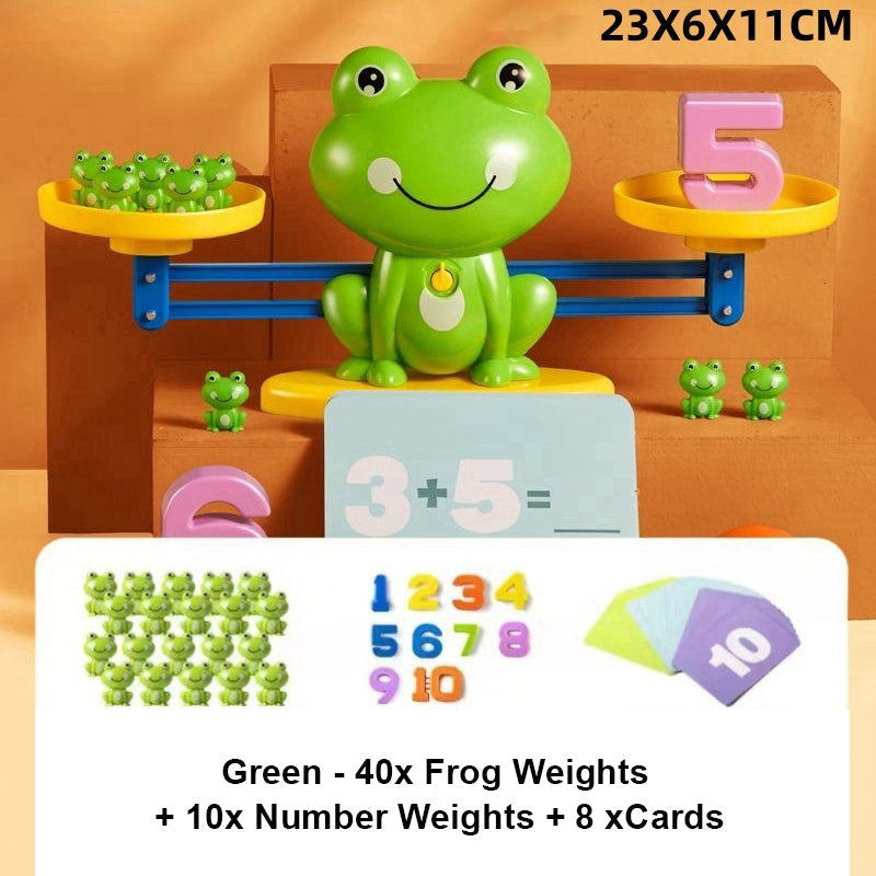 Frog Balance Scale Educational Math Toy for Kids