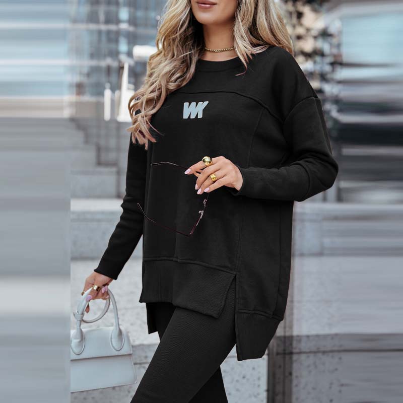 Ensemble décontracté pour femmes : sweat-shirt et legging