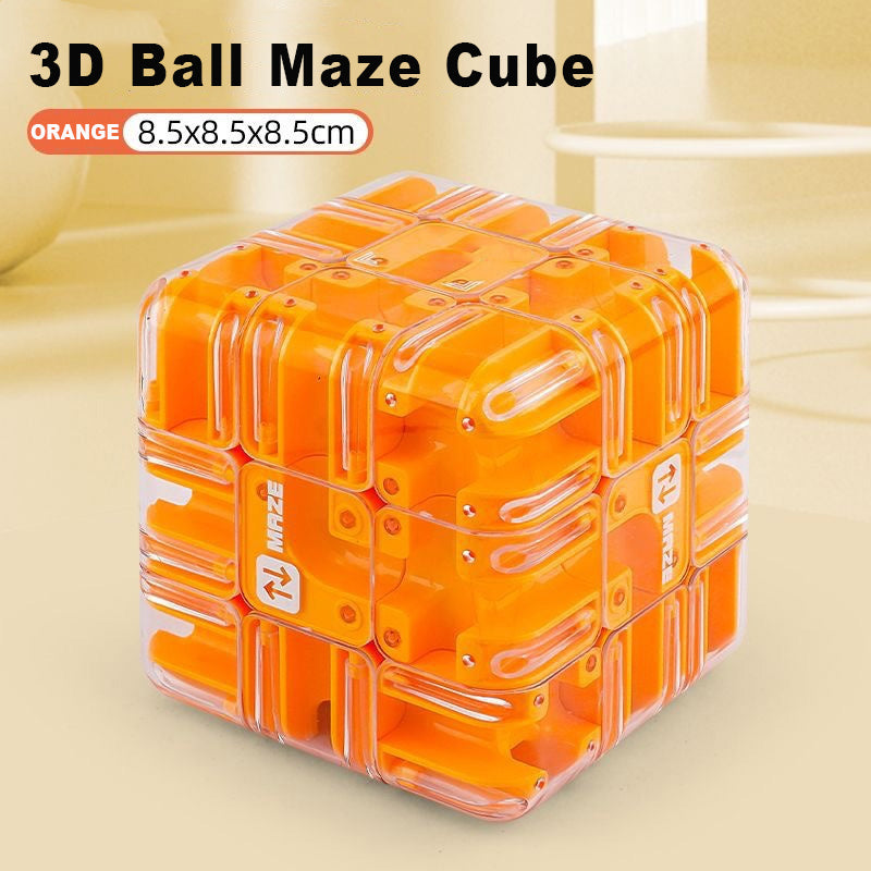 Casse-Tête Cube à Rouler avec Labyrinthe 3D Amusant