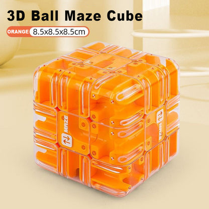 Casse-Tête Cube à Rouler avec Labyrinthe 3D Amusant